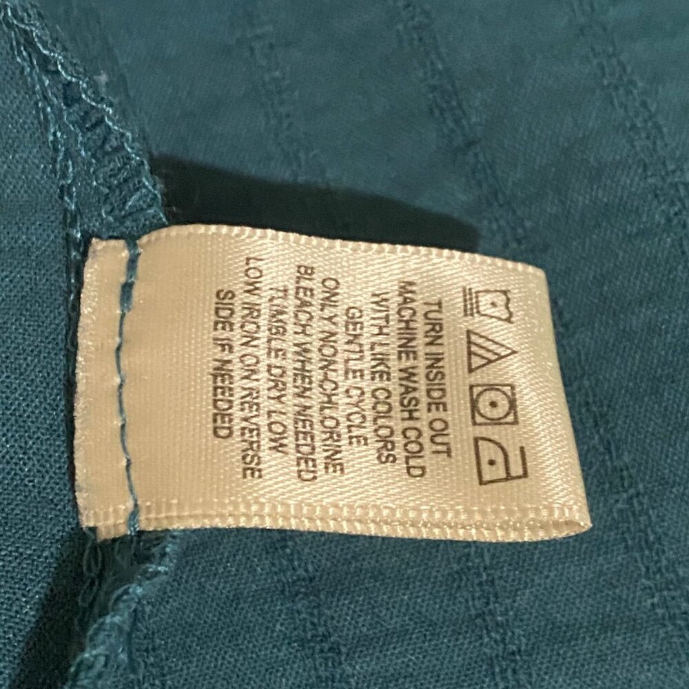 Inspired Hearts Sleeveless Smocked‎ Maxi Dress 3X Teal Green - Picture 6 of 6